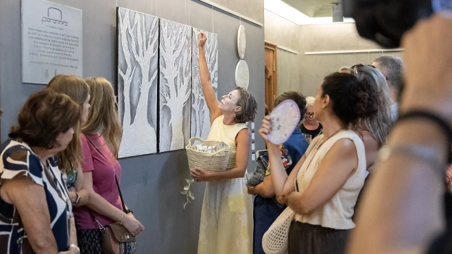 Inauguración de la exposición 'Renacer'./ ULL Inauguración de la exposición 'Renacer'./ ULL