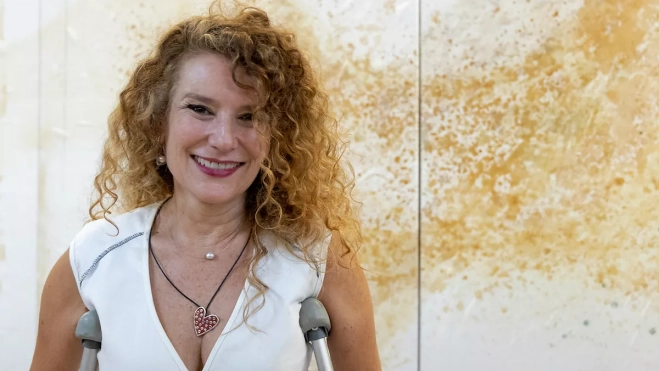 Silvia Zurro, artista que presenta la exposición 'Renacer'./ ULL Silvia Zurro, artista que presenta la exposición 'Renacer'./ ULL