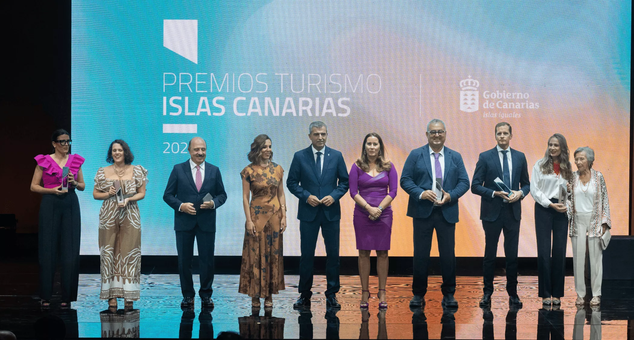 En la imagen, los premiados este jueves en Puerto del Rosario. / AH