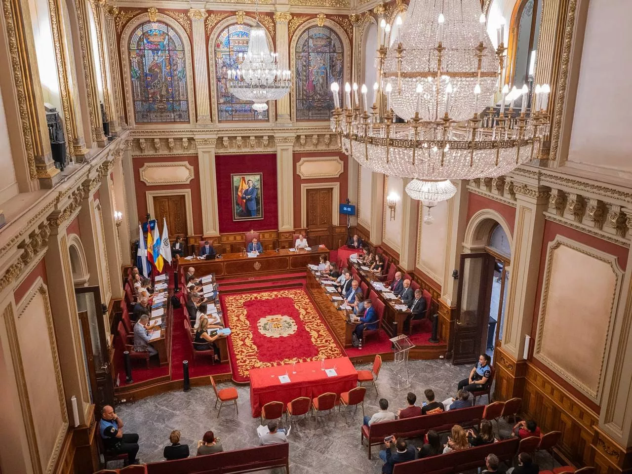 Pleno de septiembre de Santa Cruz de Tenerife. / AYUNTAMIENTO DE SANTA CRUZ DE TENERIFE