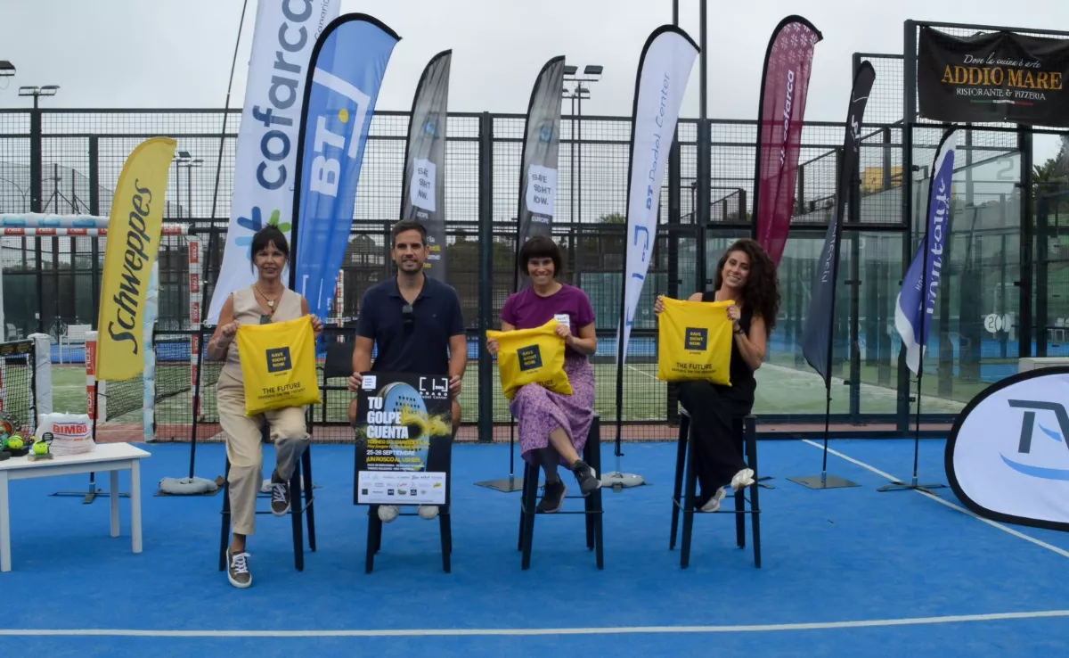 Presentación del I Torneo de Pádel por el Usher