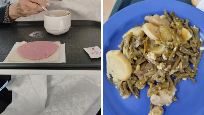 Imágenes cedidas por las familias de algunas de las comidas servidas en la residencia / MONTAJE AH Imágenes cedidas por las familias de algunas de las comidas servidas en la residencia / MONTAJE AH