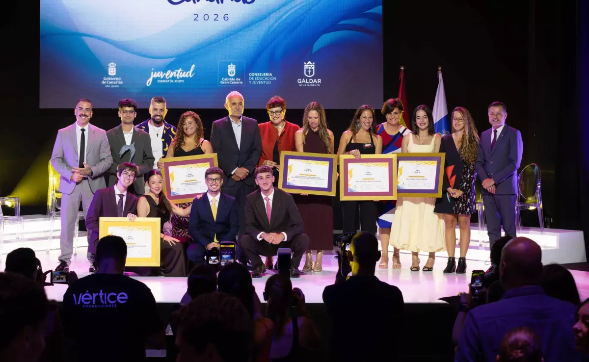 Los ganadores de los Premios Joven 2026 / GOBIERNO DE CANARIAS
