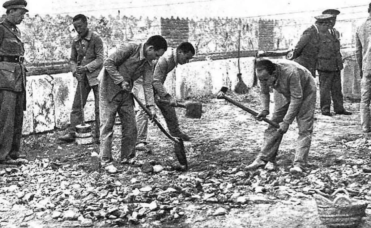 Imagen del campo de concentración de Tefía./ RRSS