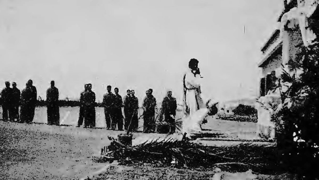 Imagen de presos en Tefía./ RRSS Imagen de presos en Tefía./ RRSS