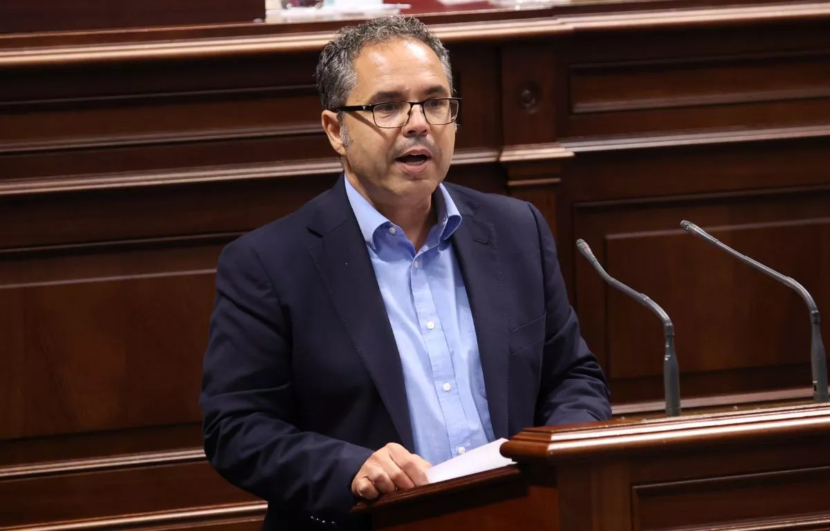 El diputado del Grupo Parlamentario Socialista Gustavo Santana. AH