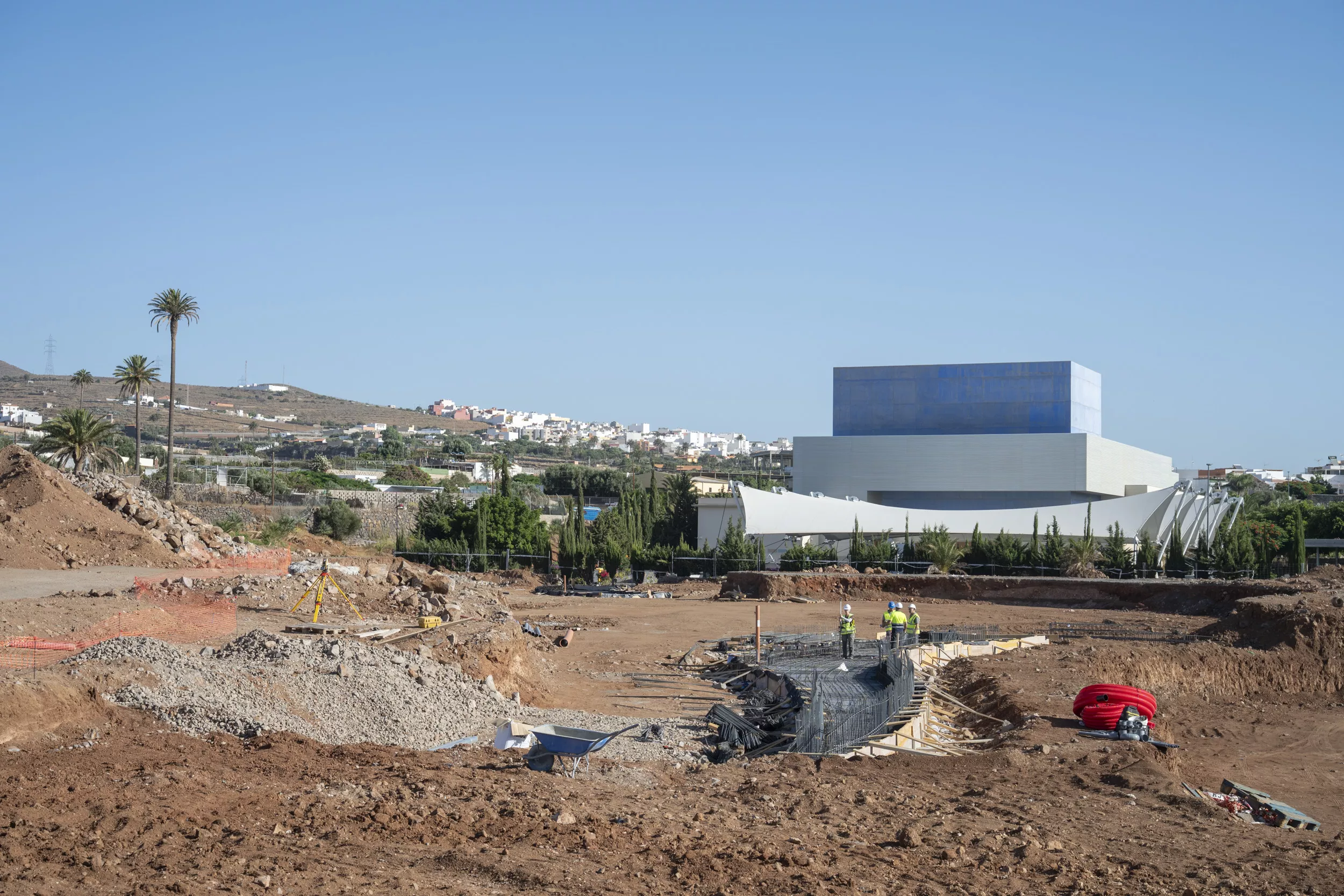 El Cabildo invierte 4 millones en el nuevo parque urbano de Agüimes. AH