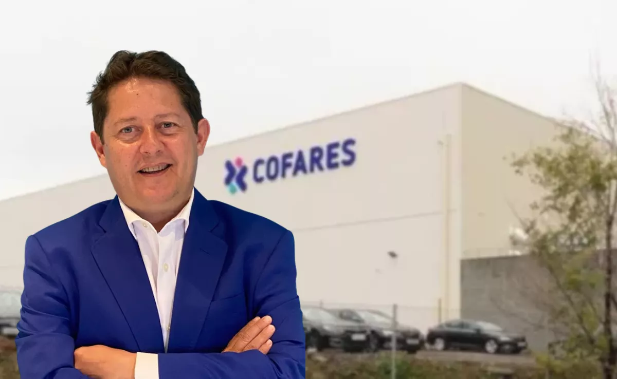 Pablo Domínguez Balmaseda, nuevo presidente de Cofares./ MONTAJE AH