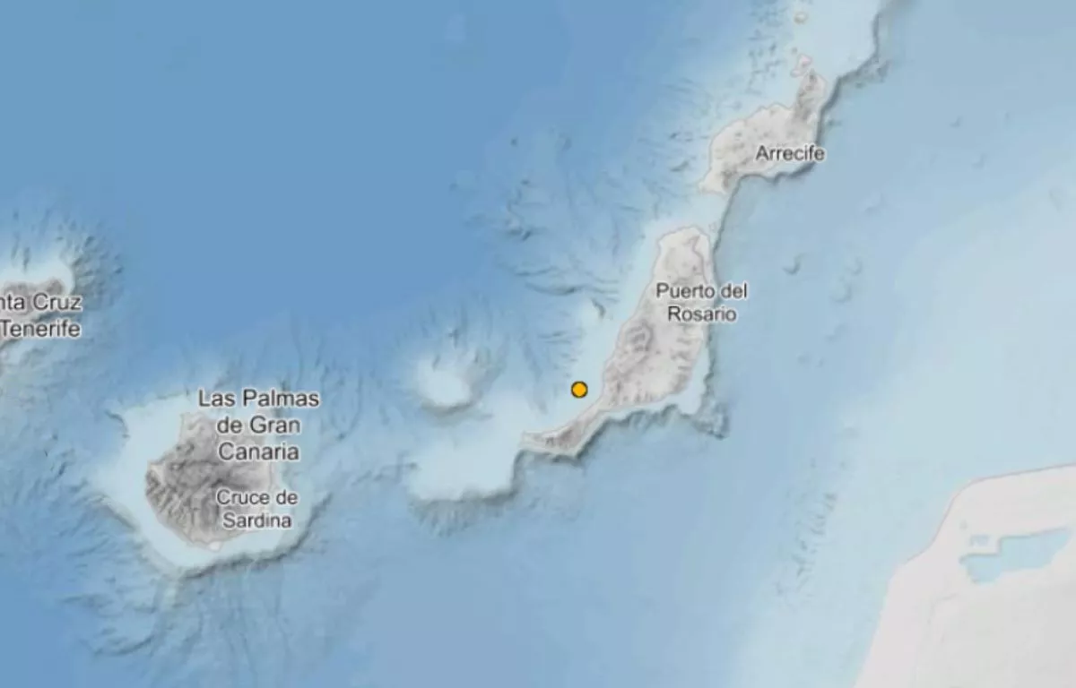 Un terremoto de 3,2 sacude de madrugada el sur de Fuerteventura. INSTITUTO GEOGRÁFICO NACIONAL