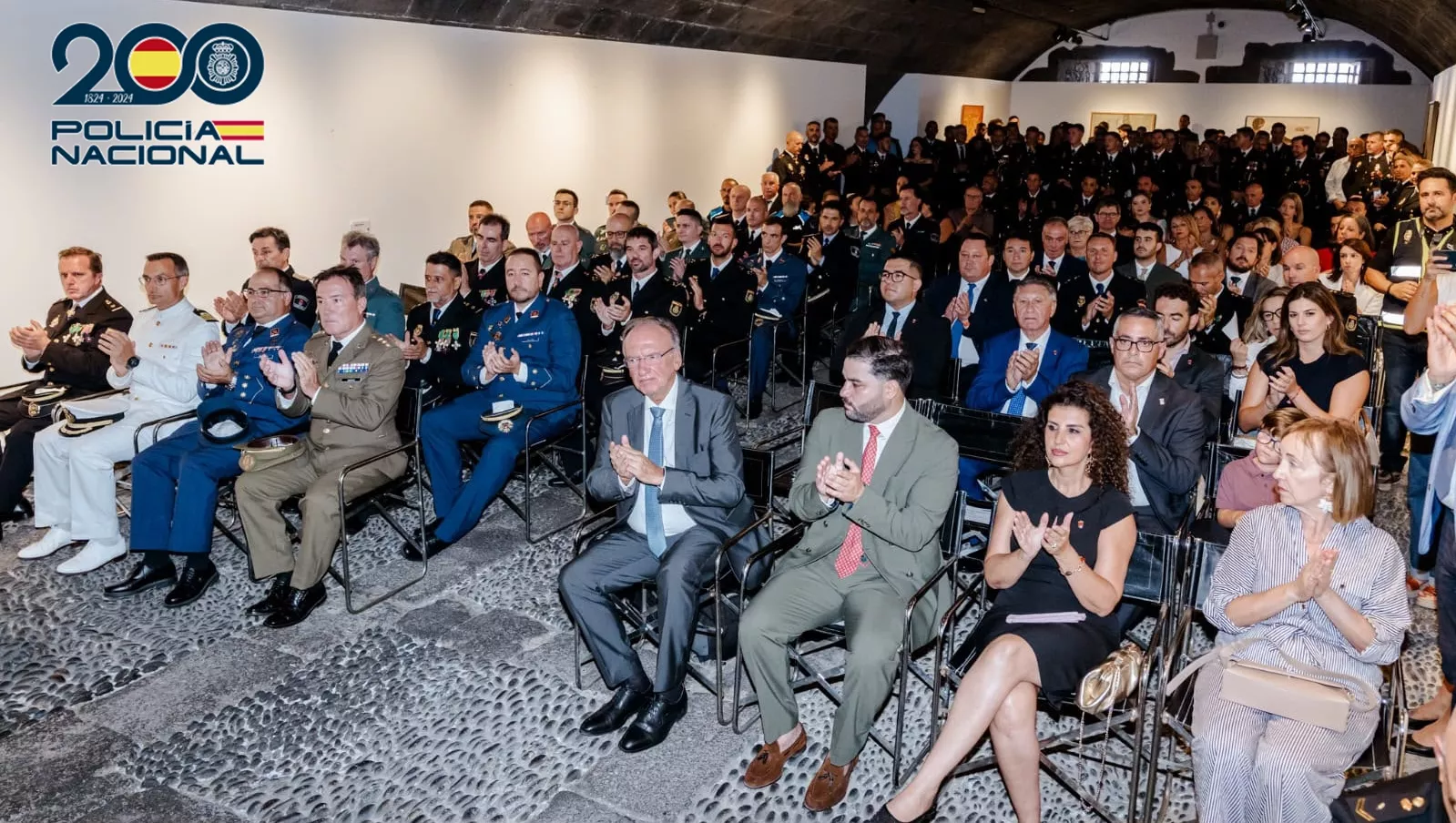 Acto conmemorativo de los Santos Ángeles Custodios celebrado por la Policía Nacional en Lanzarote y Fuerteventura. / POLICÍA NACIONAL