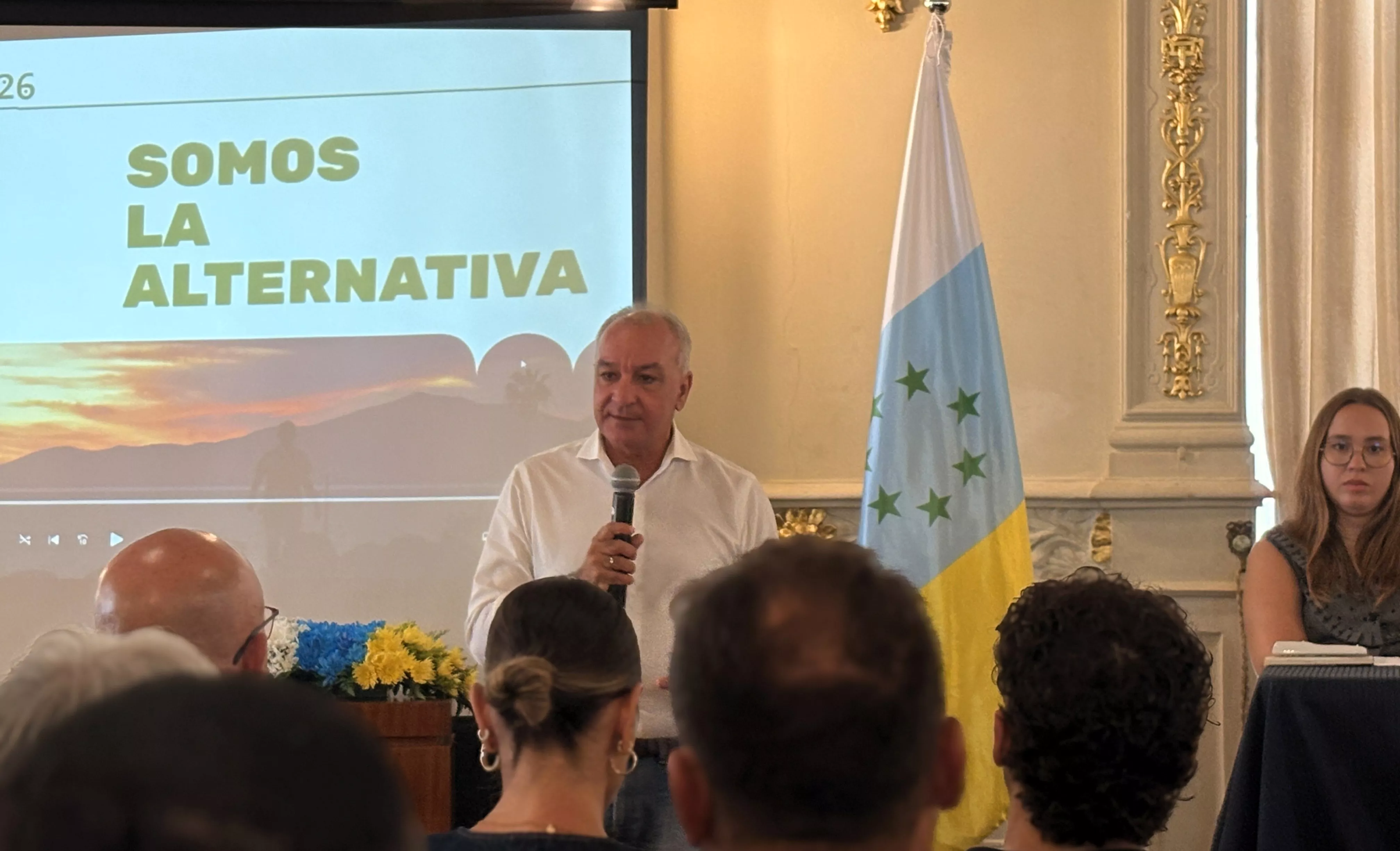 Luis Campos, secretario general de Nueva Canarias-Bloque Canarista (NC-BC). / NUEVA CANARIAS