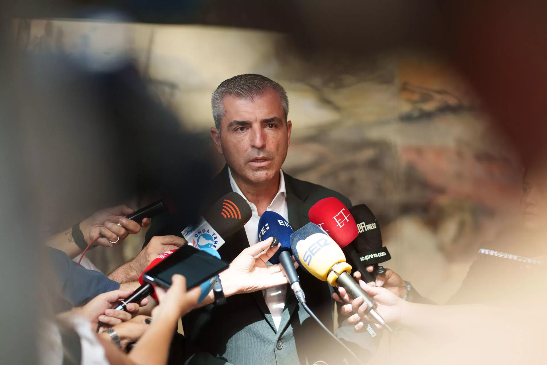  El vicepresidente del Gobierno de Canarias y consejero de Economía, Industria, Comercio y Autónomos y presidente del PP en Canarias, Manuel Domínguez. EFE