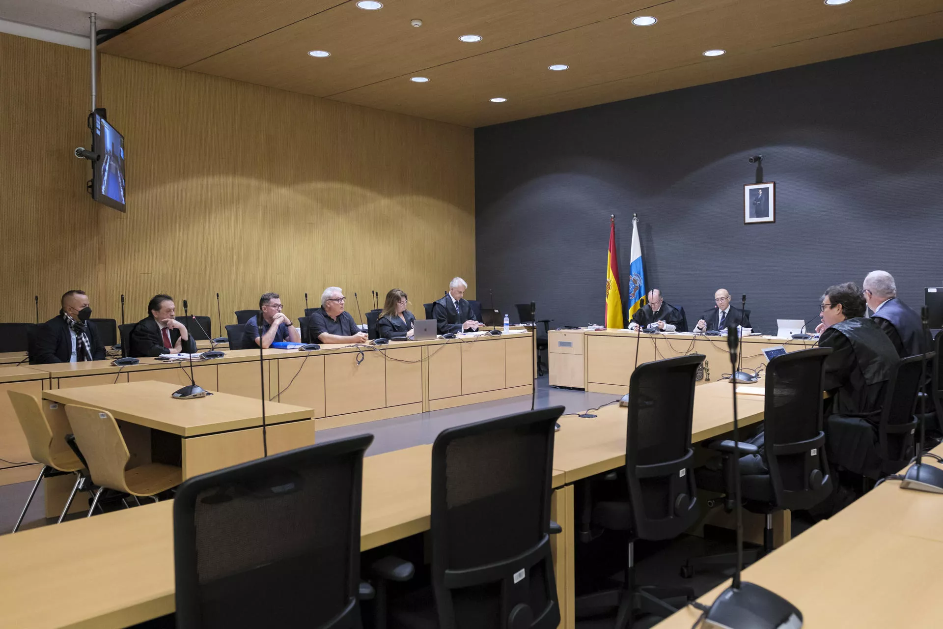 La Audiencia de Las Palmas ha comenzado este martes el juicio por la presunta estafa inmobiliaria conocida como 'caso Catastro'. EFE Ángel Medina G.