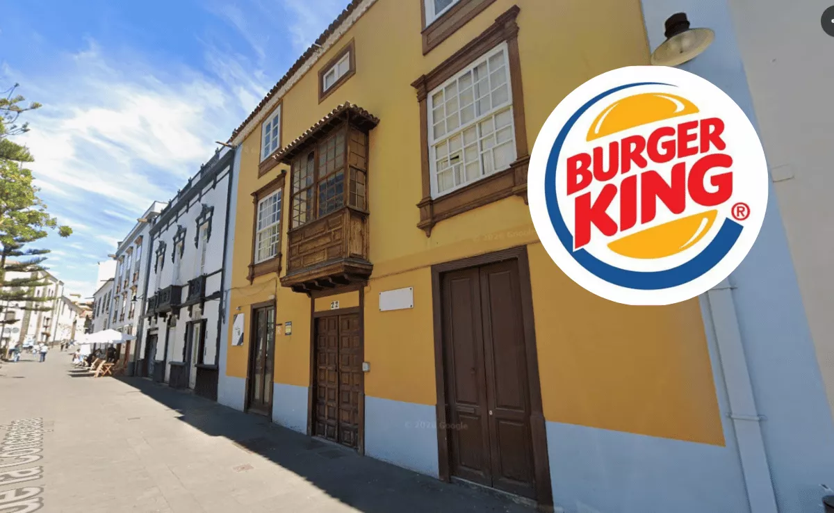 Casa histórica donde se ubica el nuevo Burger King de La Laguna / AH