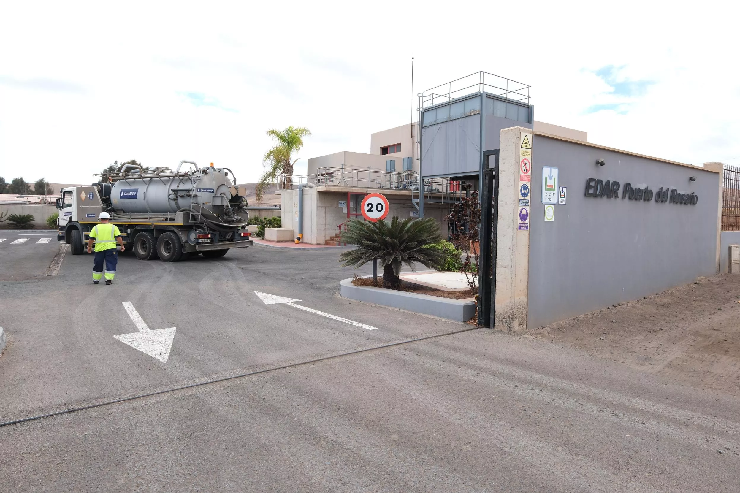 EDAR de Puerto del Rosario. / GOBIERNO DE CANARIAS