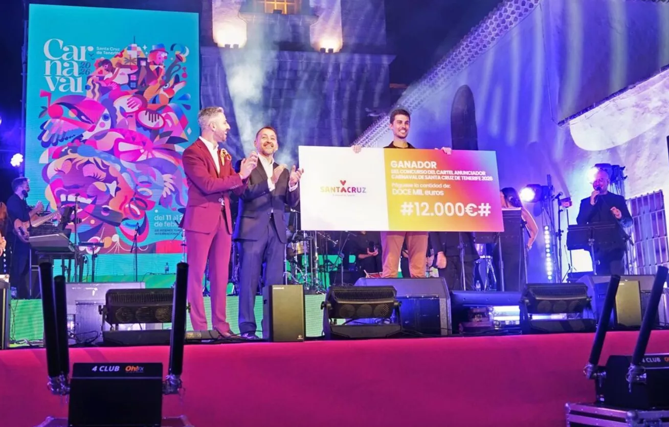 Ganador del cartel del Carnaval de Santa Cruz de Tenerife 2026. / AYUNTAMIENTO DE SANTA CRUZ DE TENERIFE