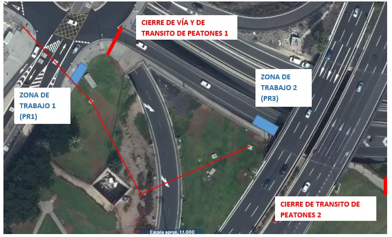 Cortes en la GC-31. / EMALSA