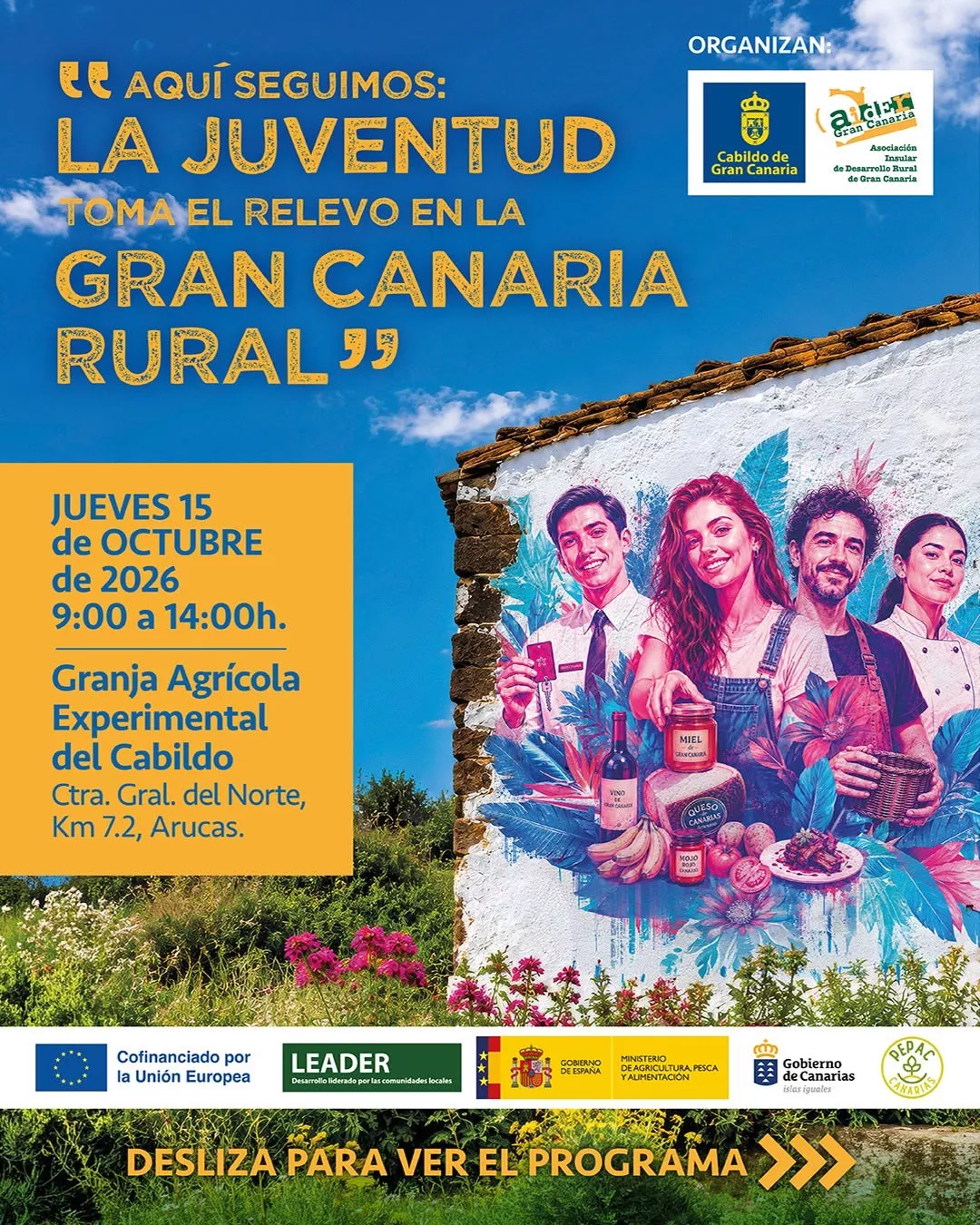 La juventud toma el relevo en la Gran Canaria rural con una jornada sobre empleo, emprendimiento e innovación. / CEDIDA