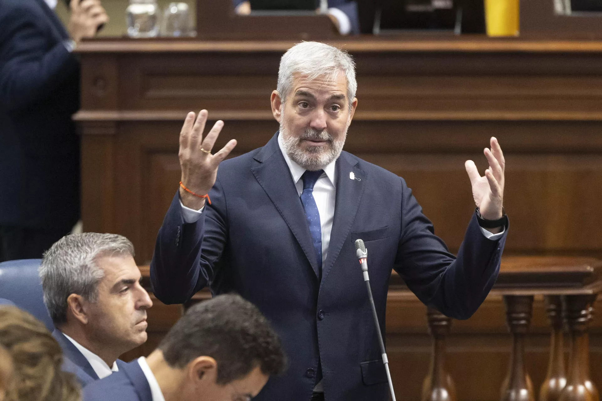 El presidente del Gobierno de Canarias, Fernando Clavijo. / EFE - MIGUEL BARRETO