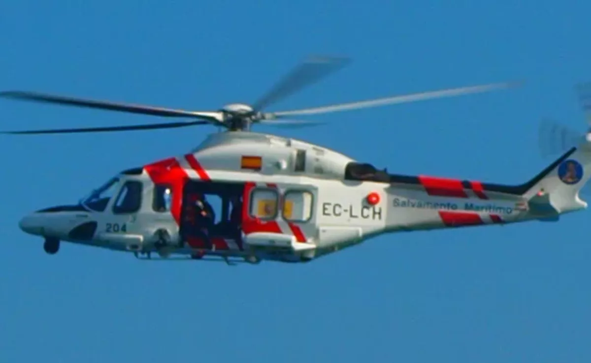  Imagen del helicóptero Helimer 204./ Wikimedia