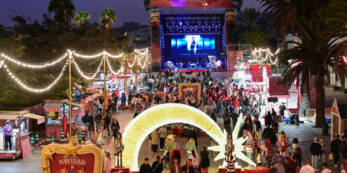 Imagen del mercado navideño de Las Palmas de Gran Canaria / AYUNTAMIENTO DE LAS PALMAS DE GRAN CANARIA