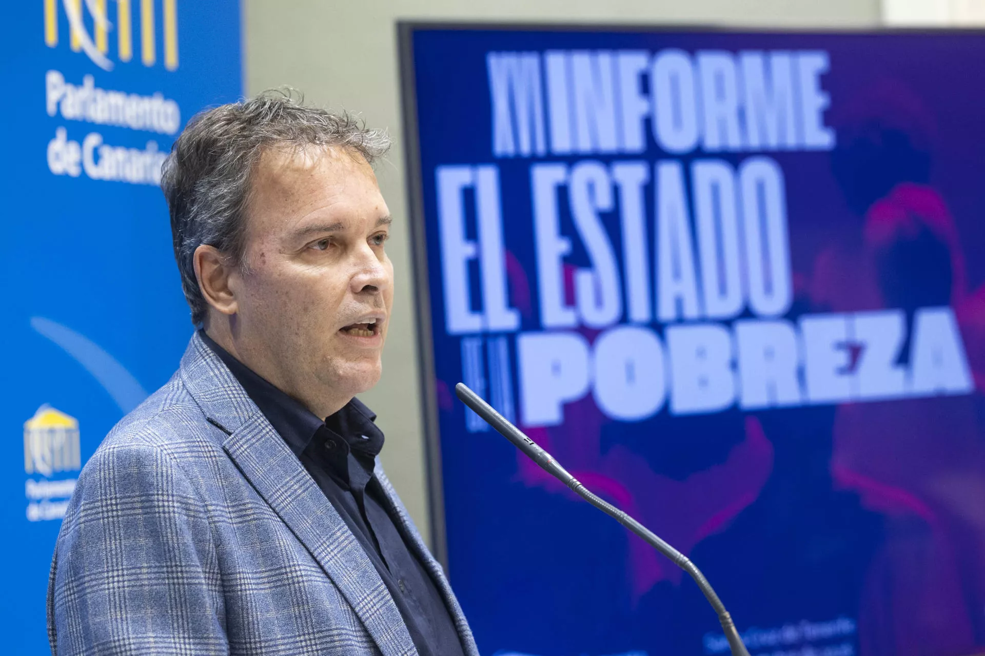 El vicepresidente de la Red Europea de Lucha contra la Pobreza y la Exclusión Social en Canarias, Fernando Rodríguez. / MIGUEL BARRETO-EFE