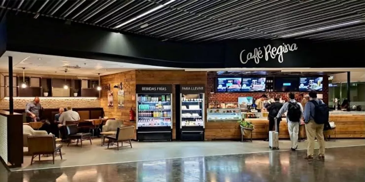 Imagen del nuevo establecimiento de Café Regina en el aeropuerto de Gran Canaria / CAFÉ REGINA