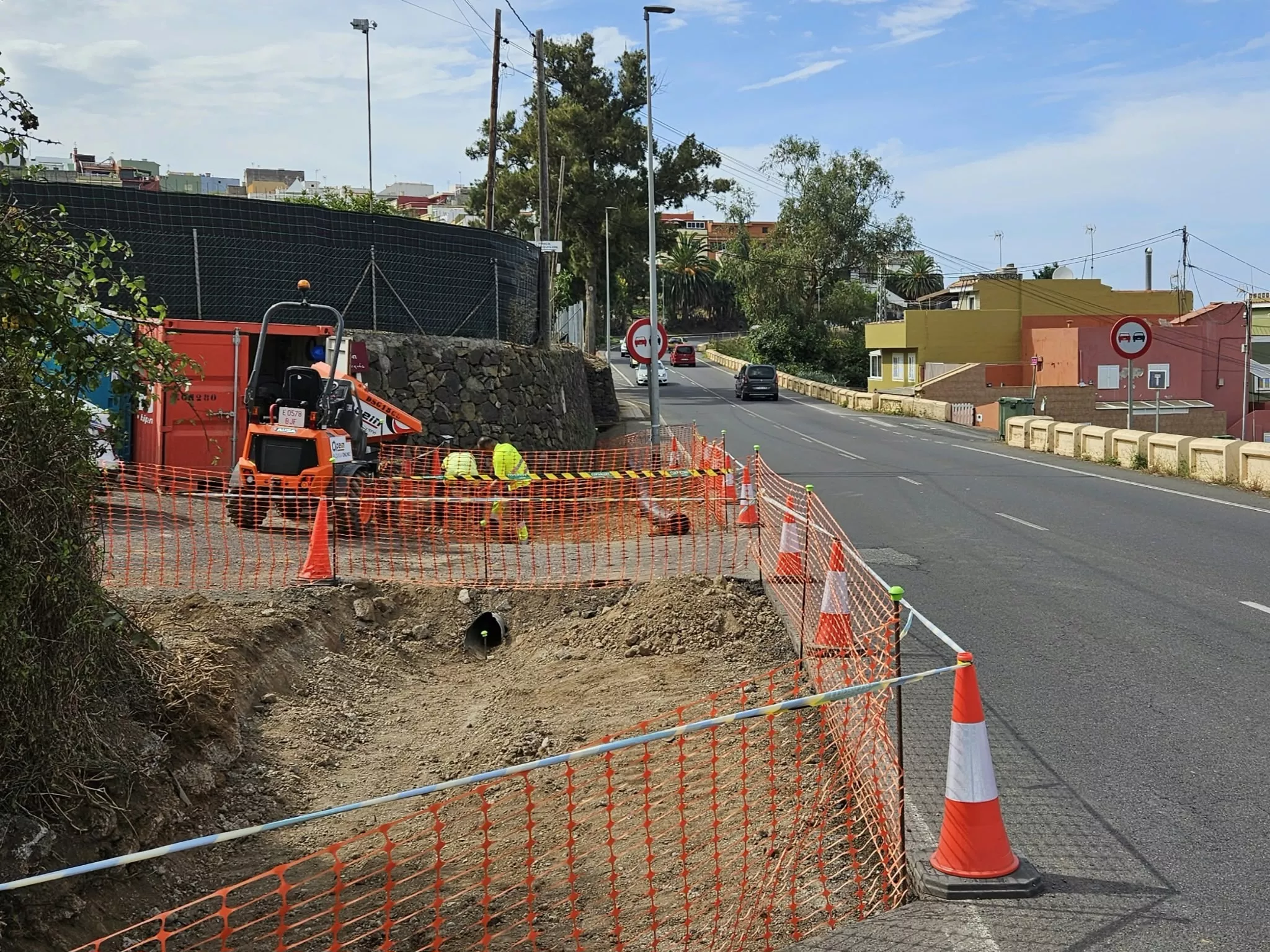 Obras en la TF 21. / CABILDO DE TENERIFE