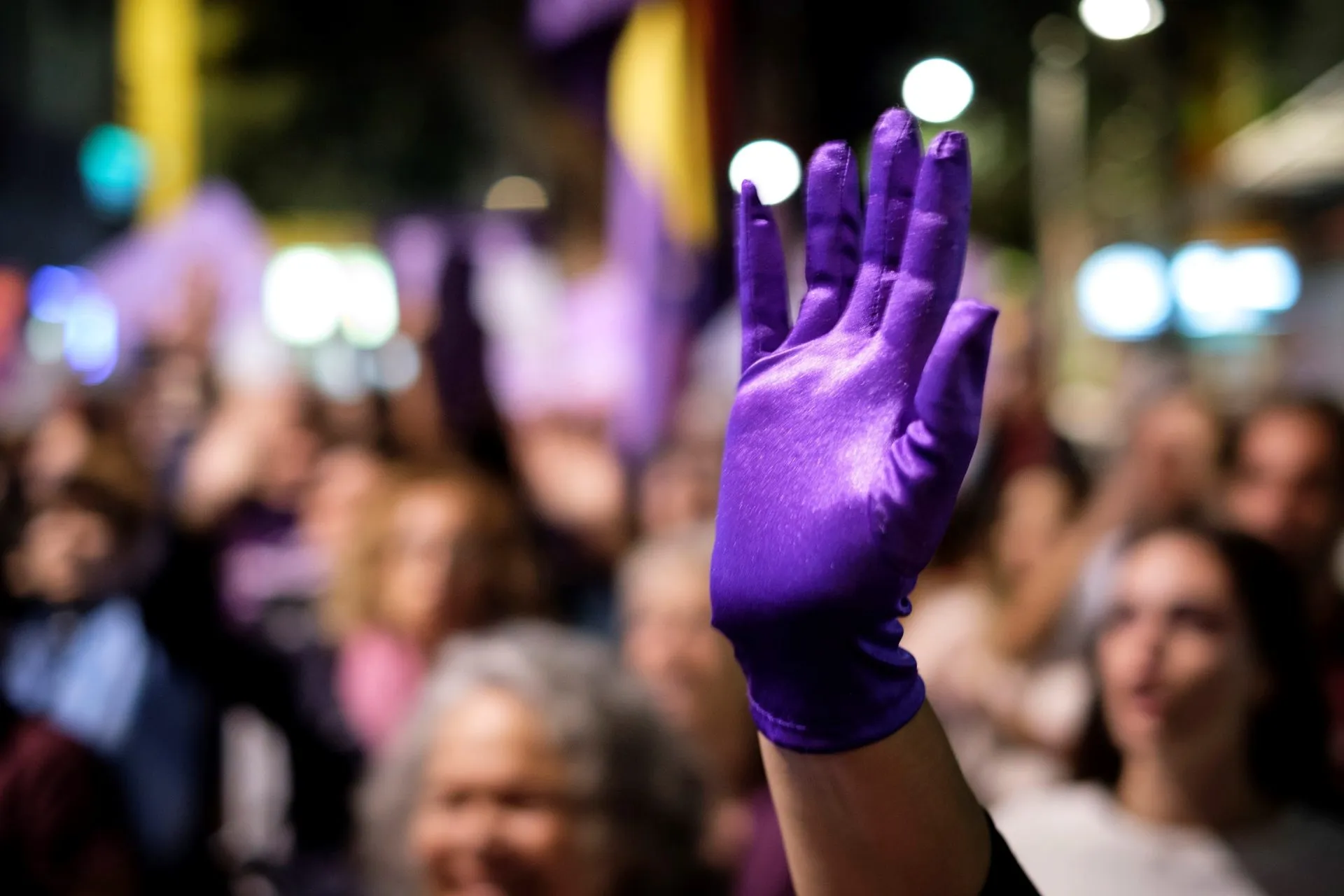 Manifestación de la Red Feminista de Gran Canaria contra la violencia de género. / EFE - ÁNGEL MEDINA G.