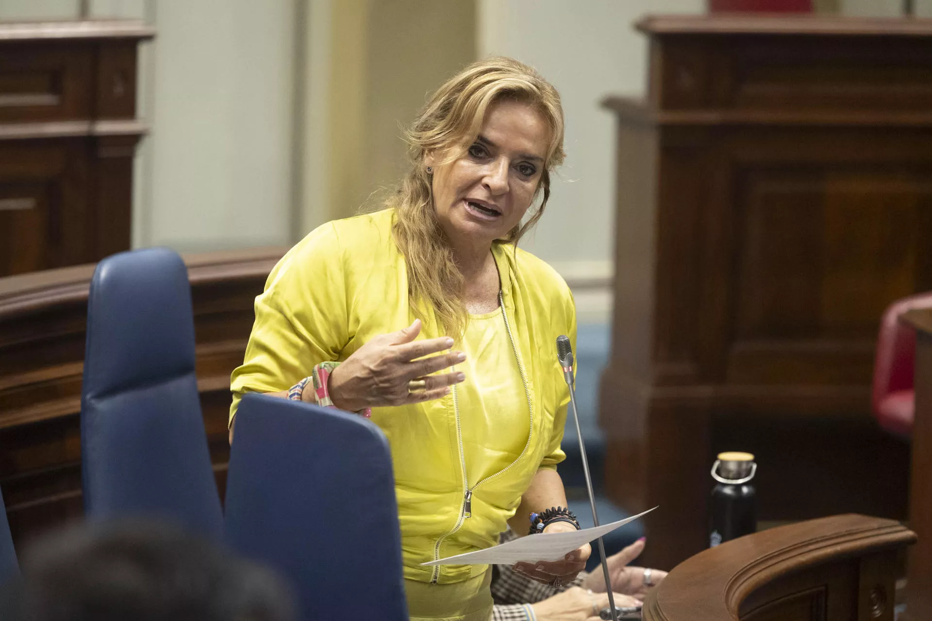La consejera de Sanidad del Gobierno de Canarias, Esther Monzón. / EFE - MIGUEL BARRETO