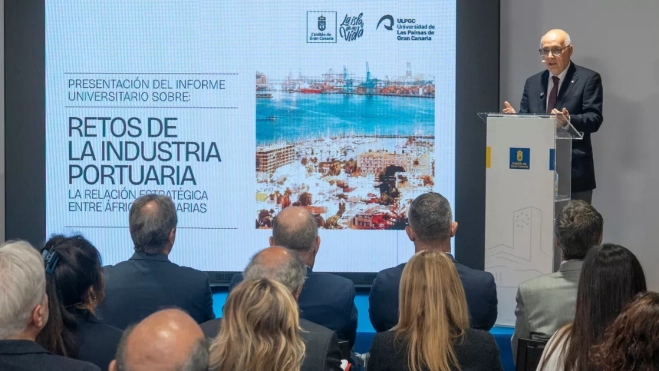Antonio Morales, durante la presentación del informe. / CABILDO DE GRAN CANARIA Antonio Morales, durante la presentación del informe. / CABILDO DE GRAN CANARIA