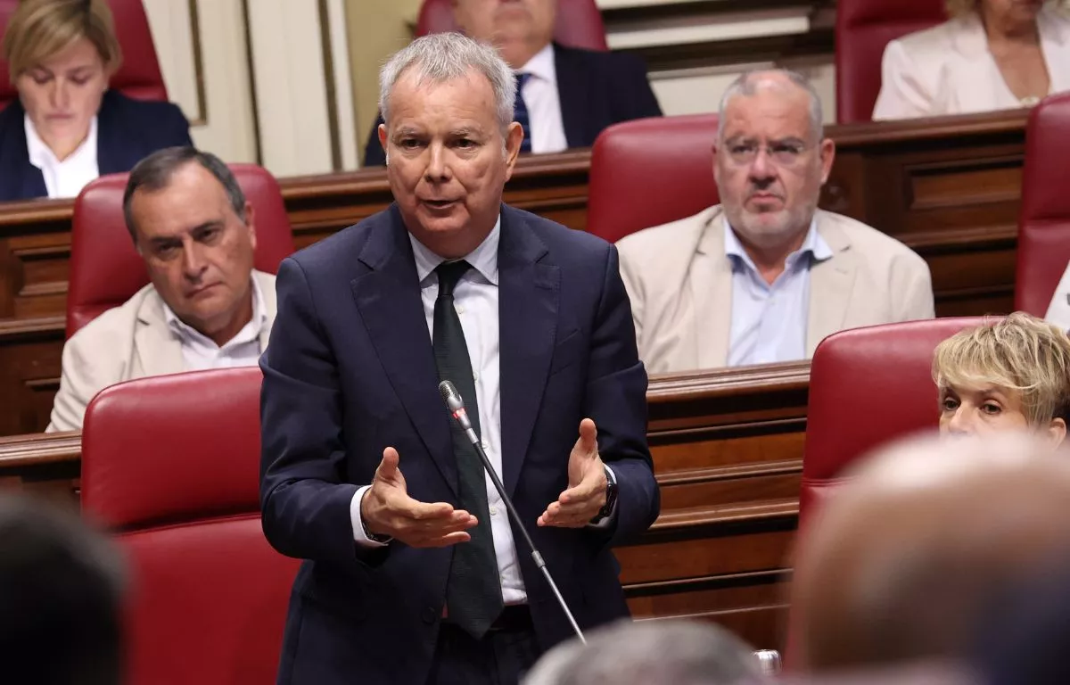 El portavoz del PSOE en el Parlamento de Canarias, Sebastián Franquis. AH
