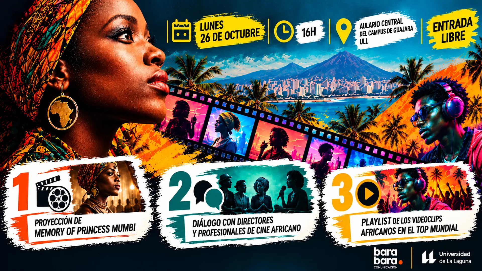 La jornada ‘África en pantalla’ reúne a directores y profesionales del cine en la ULL. / CEDIDA