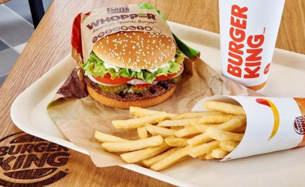Imagen de unos productos de Burger King / BURGER KING