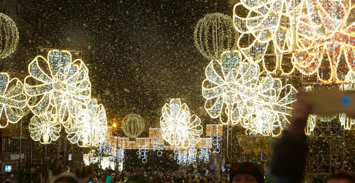 Imagen de la Navidad de Vigo / EFE