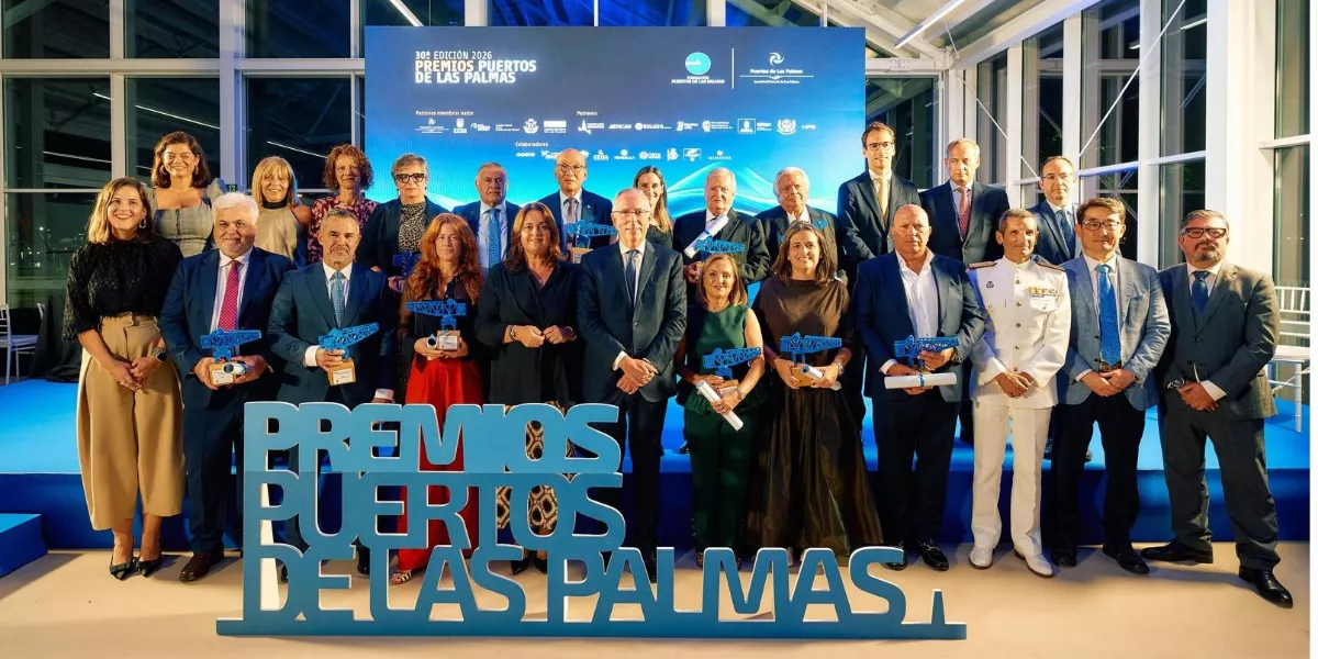 Foto de familia Premios Puertos de Las Palmas   CEDIDA