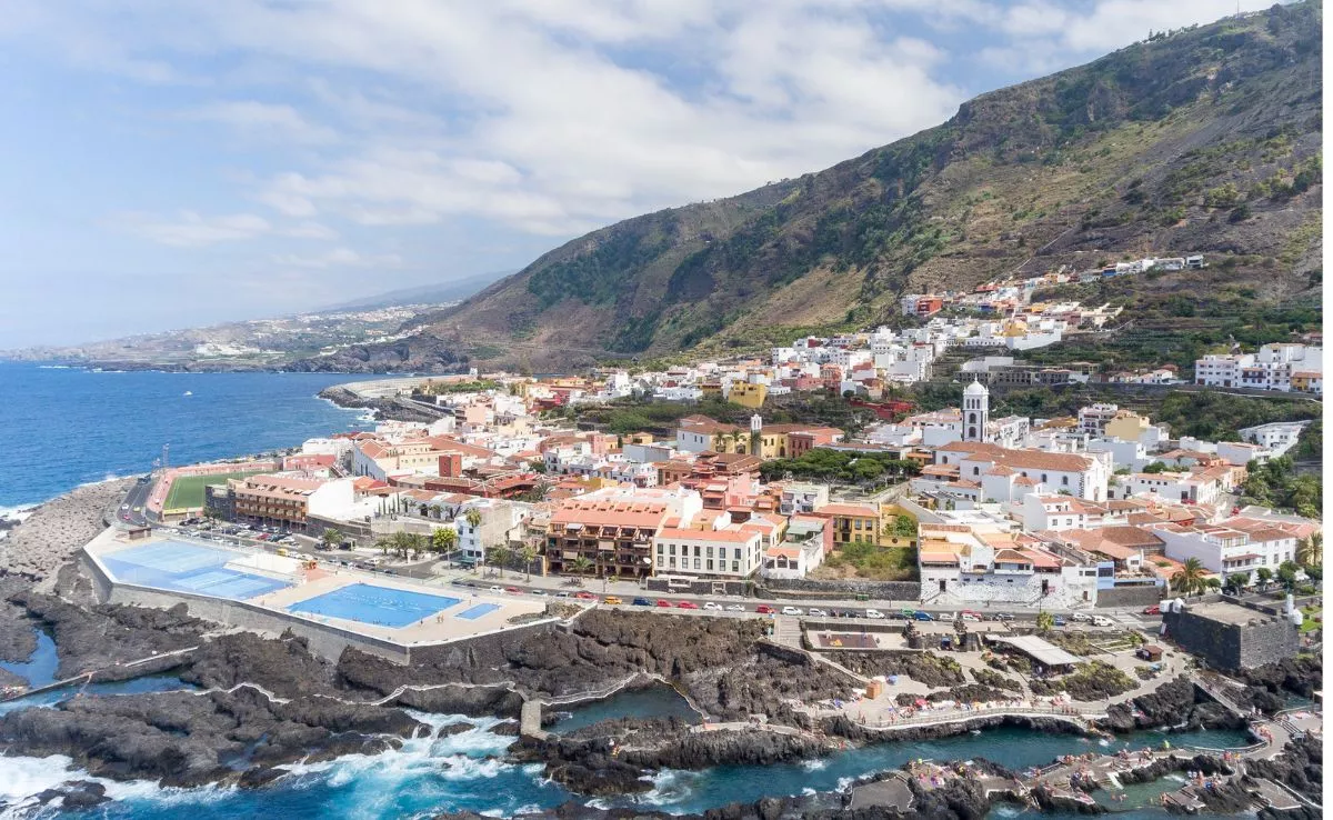 Vista aérea del municipio de Garachico. / IMAGEN DE LA RED