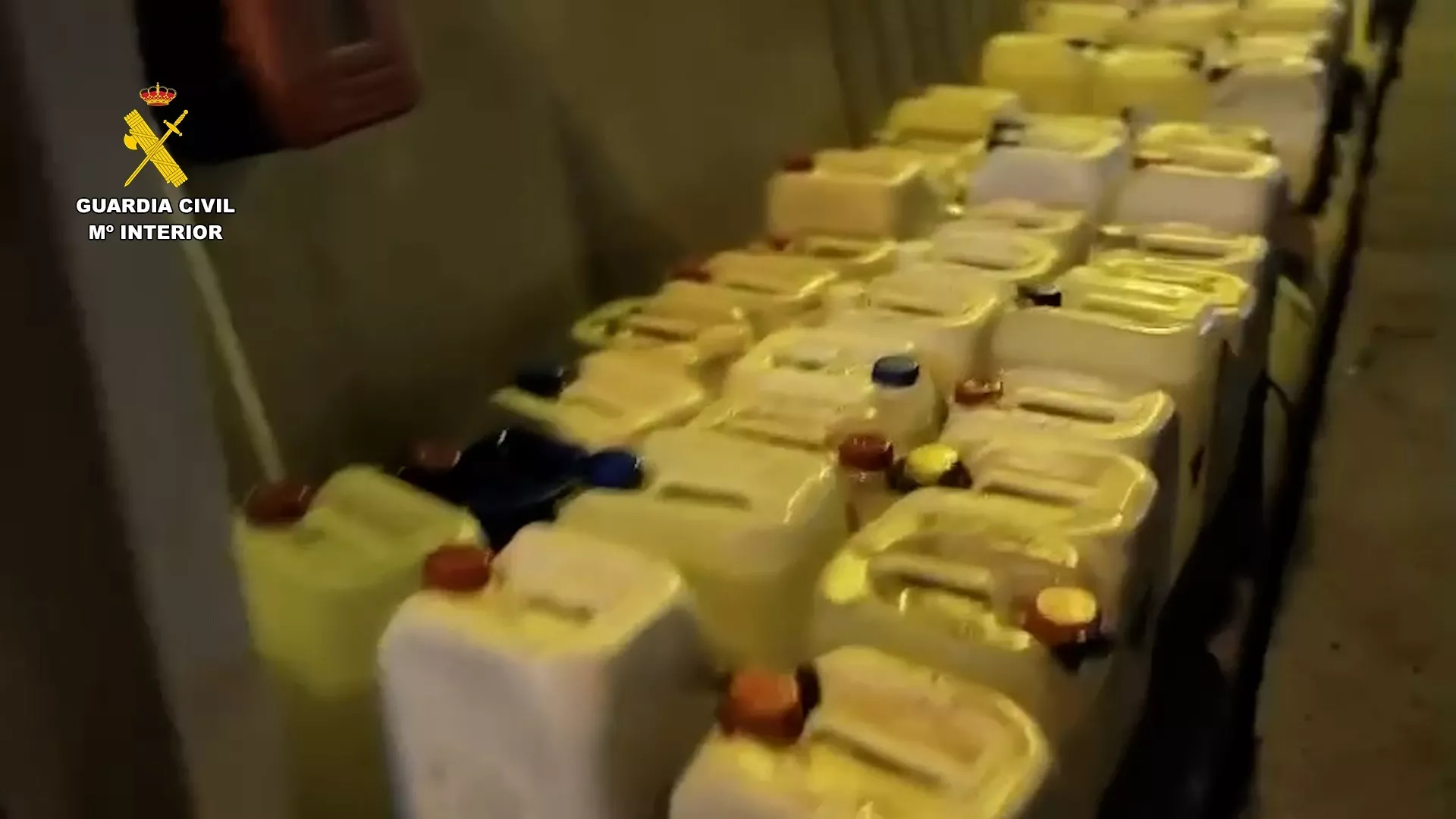 Material incautado en la operación por la Guardia Civil. CEDIDA