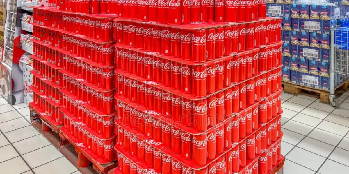 Imagen de un palet de Coca Cola / IMAGEN DE ARCHIVO
