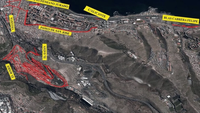 Plan de Asfaltado en Vegueta, Cono Sur y Tafira / AYUNTAMIENTO DE LAS PALMAS DE GRAN CANARIA