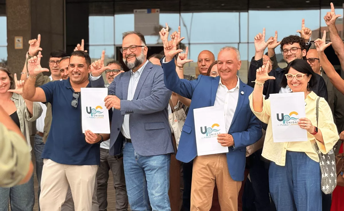 Registro de las candidaturas de UPC / UNIDAD DEL PUEBLO CANARIO