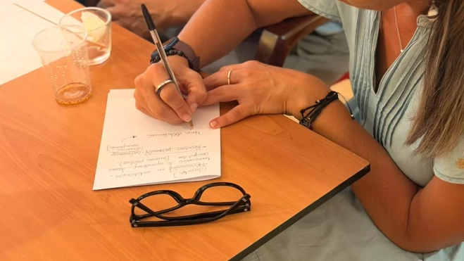Mesa de trabajo durante la jornada ‘PISAr a Fondo’. / AH Mesa de trabajo durante la jornada ‘PISAr a Fondo’. / AH