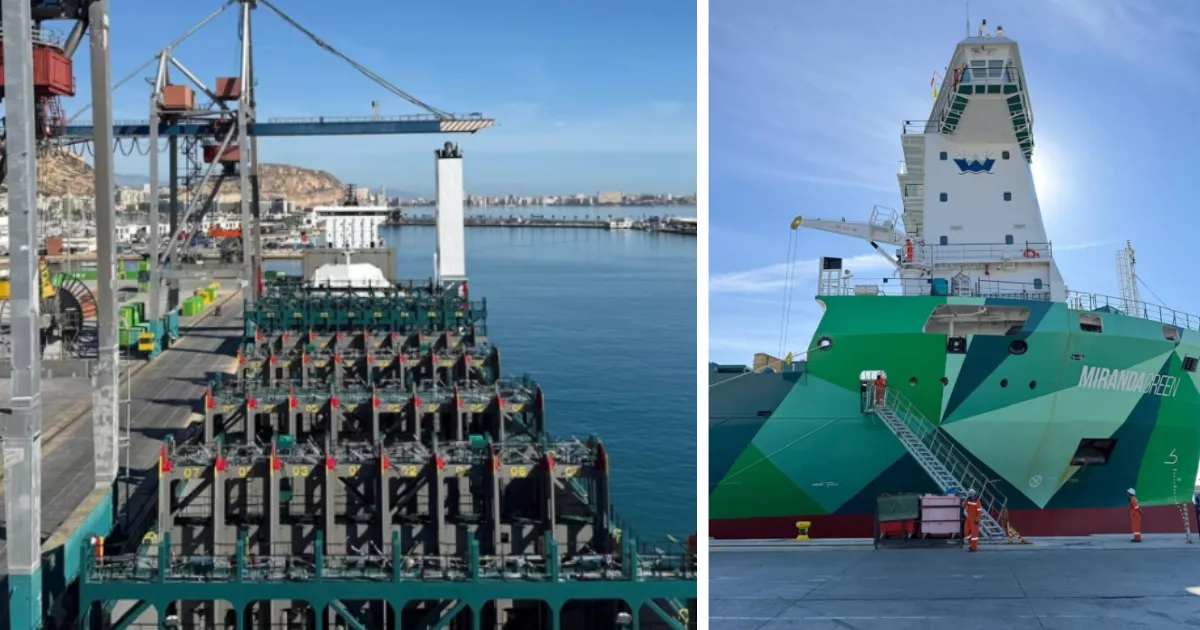 El nuevo buque 'MirandaGreen', de la naviera JSV. / REDES