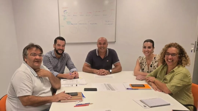 Representantes de Asamblea7Islas y del Cabildo de Gran Canaria. AH Representantes de Asamblea7Islas y del Cabildo de Gran Canaria. AH