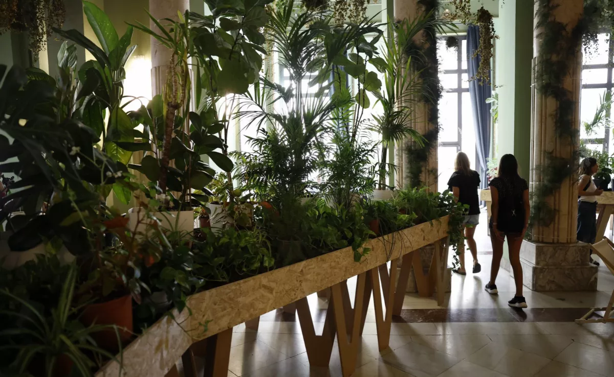 Una zona de un refugio climático / EFE