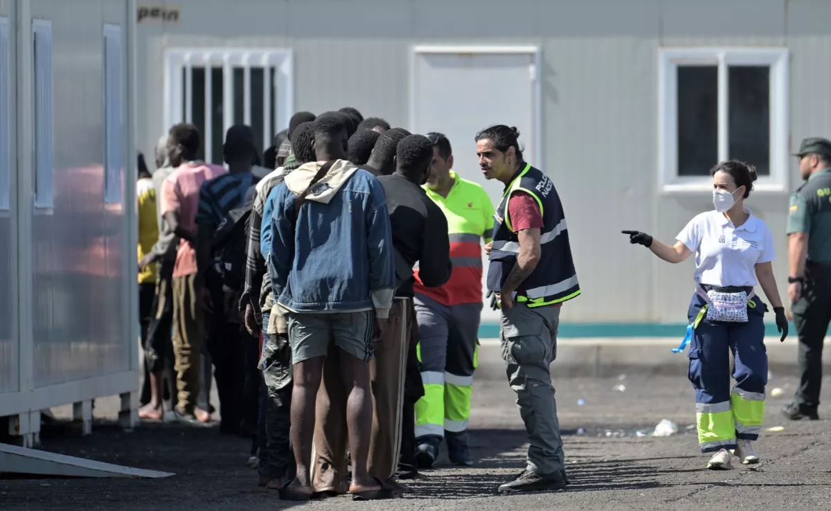 Llegada de personas migrantes a El Hierro / EFE