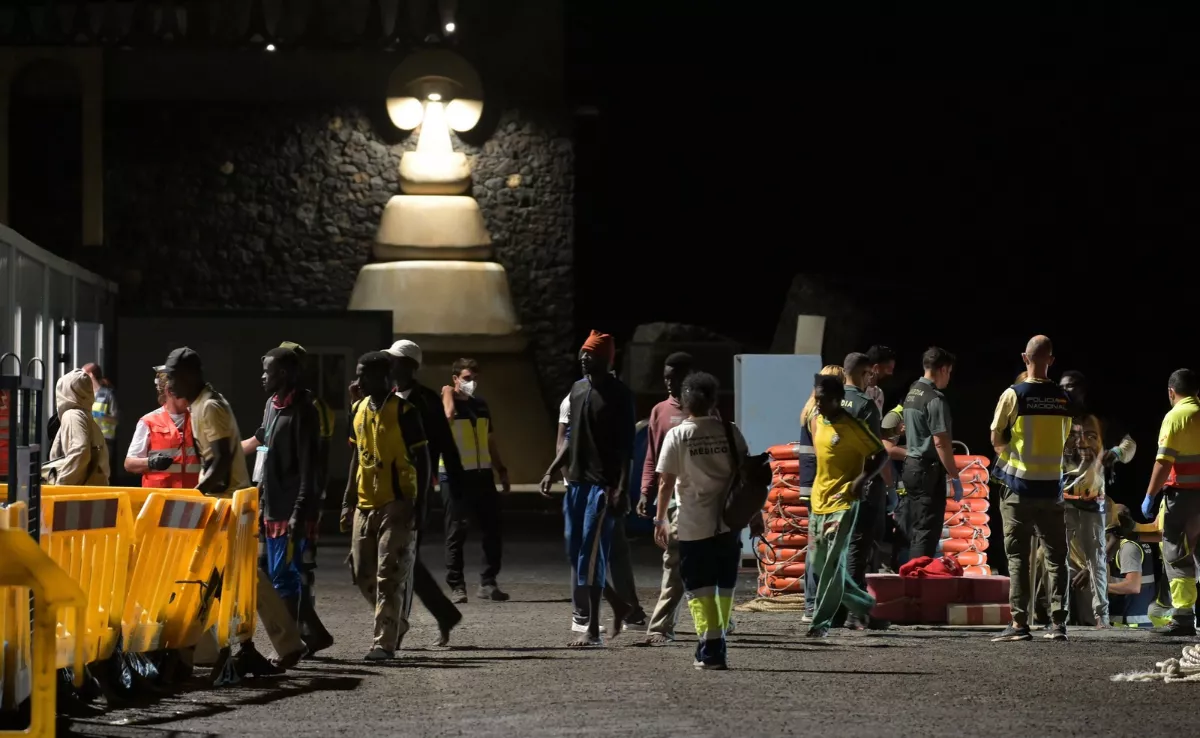 Rescate de personas migrantes en El Hierro / EFE