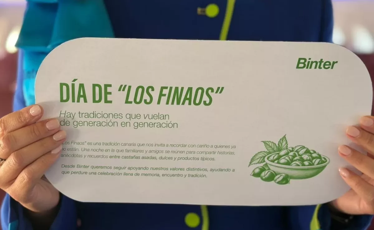 Iniciativa de Binter sobre el Día de Los Finaos / BINTER