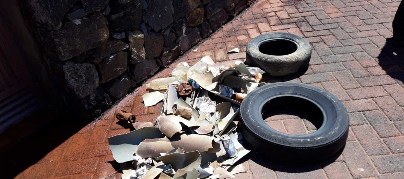 residuos extraídos del Parque Nacional del Teide 